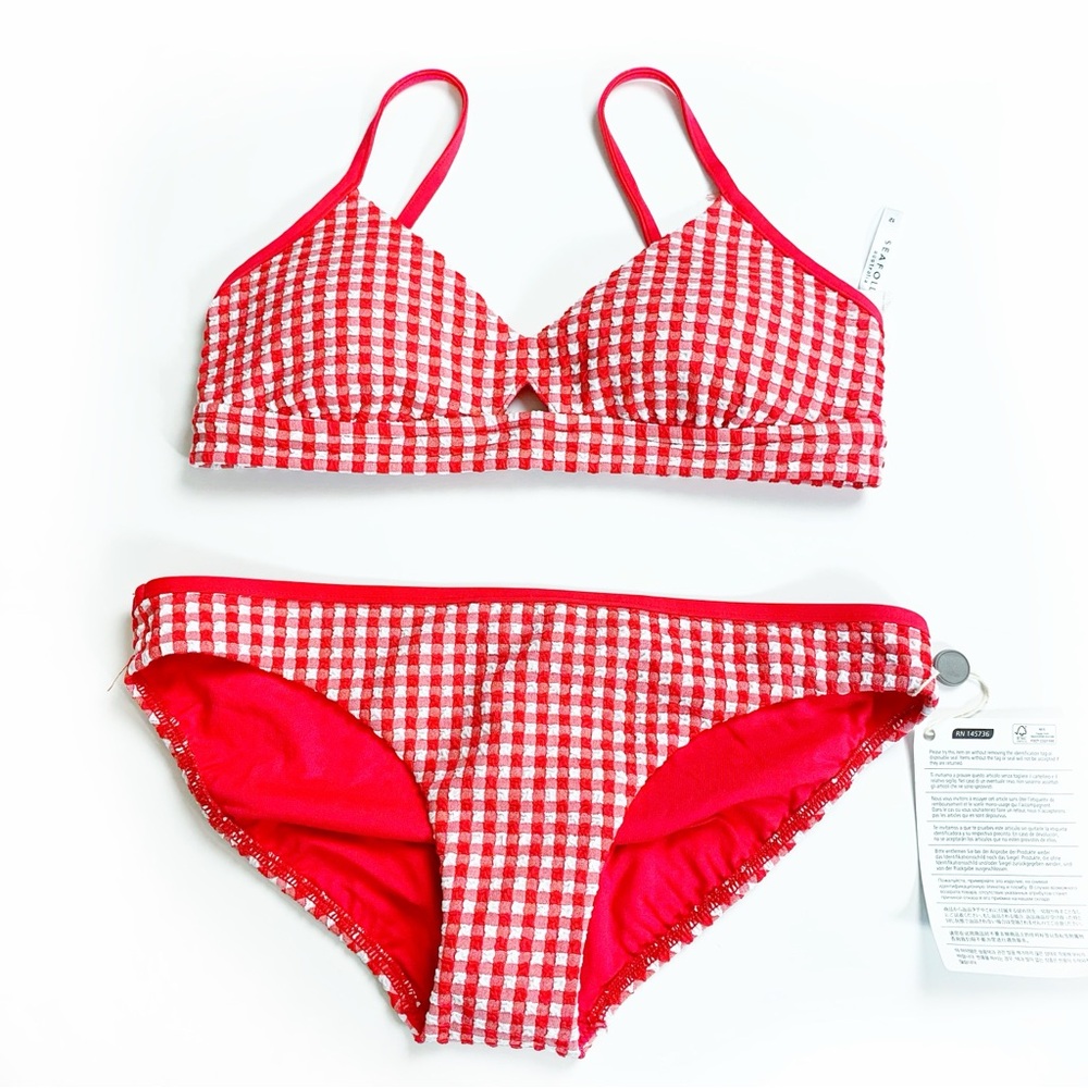 Seafolly Red Gingham Bikini